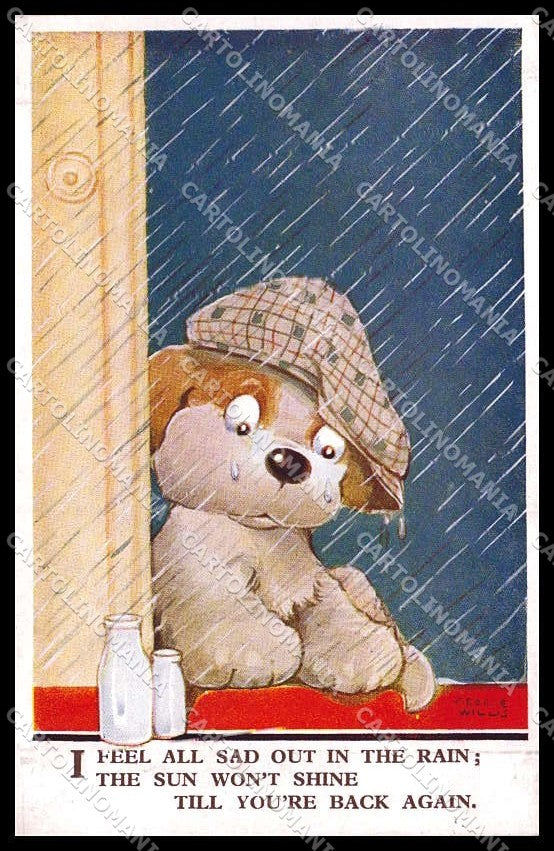 Illustratori Artist Signed George Willis Dog Chummy serie 3896 cartolina ZG8658 – fronte