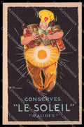 Illustratori Artist Signed H. Fournier Advertising Le Soleil Food pc ZG8661 – fronte