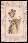 Illustratori Artist Signed M. A. Lady Roses cartolina ZG8671 – fronte