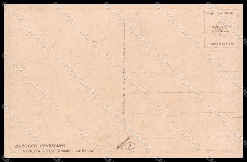 Illustratori Artist Signed Bertani Lady Venezia Degami serie 9 cartolina ZG8675 – retro
