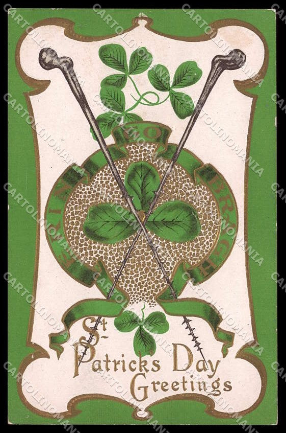 Illustratori Artist Signed Saint-Patrick's Day M. B. 200 cartolina ZG8679 – fronte