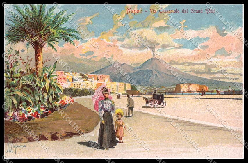 Napoli Via Caracciolo Capuano Ragozino cartolina ZG8690 – fronte