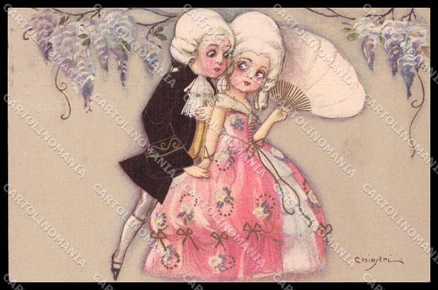 Artist Signed Chiostri Children Ballerini Fratini 176 cartolina ZG8695 – fronte
