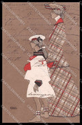 Illustratori Artist Signed MatÃ© Fashion Lady Girl serie 113 cartolina ZG8736 – fronte