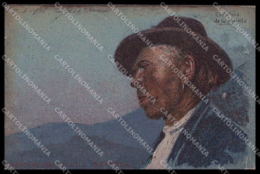 Illustratori Artist Signed Cascella Contadina Maiella Abruzzo cartolina ZG8753 – fronte