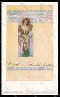 Illustratori Artist Signed Hampel Art Nouveau Philipp & Kramer XI-8 pc ZG8780 – fronte