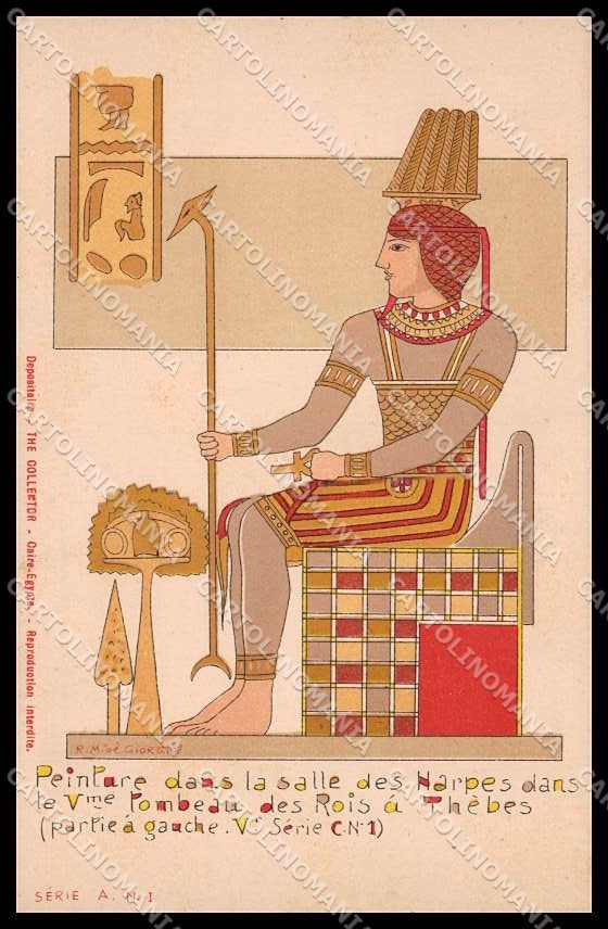 Illustratori Artist Signed R. M. de Giorgio Ancient Egypt A-1 pc ZG8806 – fronte