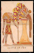 Illustratori Artist Signed R. M. de Giorgio Ancient Egypt B-6 pc ZG8818 – fronte