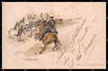 Artist Signed G. Fattori Vita Militare Horse Military Soldier cartolina ZG8838 – fronte