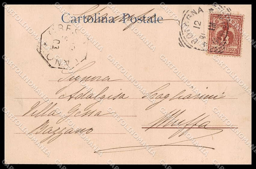 Artist Signed G. Fattori Vita Militare Horse Military Soldier cartolina ZG8838 – retro
