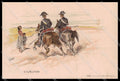 Artist Signed G. Fattori Vita Militare Horse Carabinieri cartolina ZG8840 – fronte