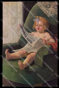 Illustratori Artist Signed Girl Newspaper serie 258 WRINKLES cartolina ZG8847 – fronte