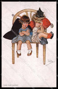 Illustratori Artist Signed Chicky Spark Children 606 cartolina ZG8855 – fronte