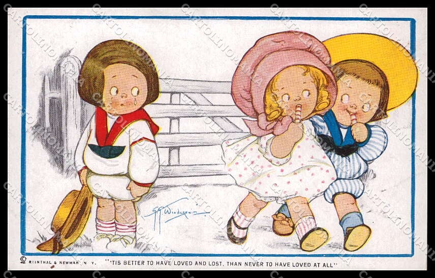 Illustratori Artist Signed G. Wiederseim Children 114 WRINKLES cartolina ZG8869 – fronte