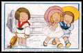 Illustratori Artist Signed G. Wiederseim Children 114 WRINKLES cartolina ZG8869 – fronte
