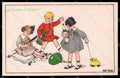 Illustratori Artist Signed Anny Tekauz Children Easter 22-217 cartolina ZG8885 – fronte