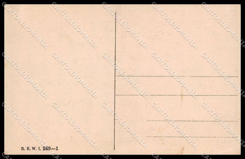 Illustratori Artist Signed Children BKWI serie 269-1 cartolina ZG8890 – retro
