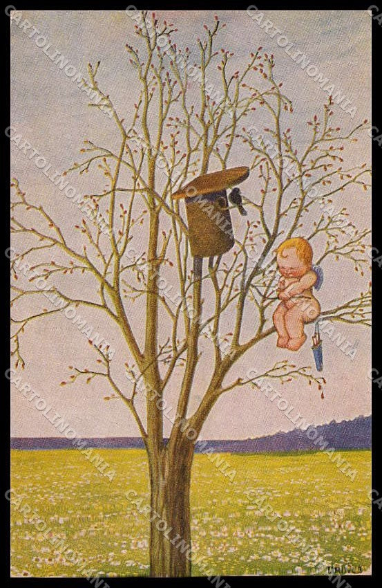 Illustratori Artist Signed Cupid serie 4346-1 cartolina ZG8893 – fronte