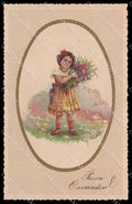 Illustratori Artist Signed Girl Bambina cartolina ZG8912 – fronte