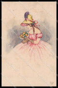 Illustratori Artist Signed H. Petersen Girl Primus 2069 cartolina ZG8914 – fronte