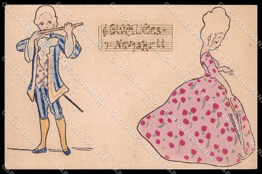 Illustratori Artist Signed Children Music Sheet serie 969 cartolina ZG8915 – fronte