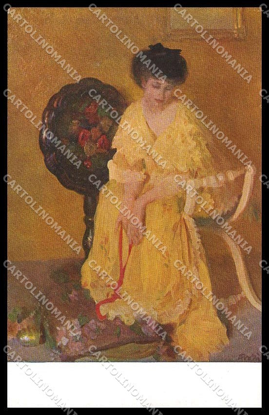 Illustratori Artist Signed Alfredo Protti Ars Minima Lady cartolina ZG8950 – fronte