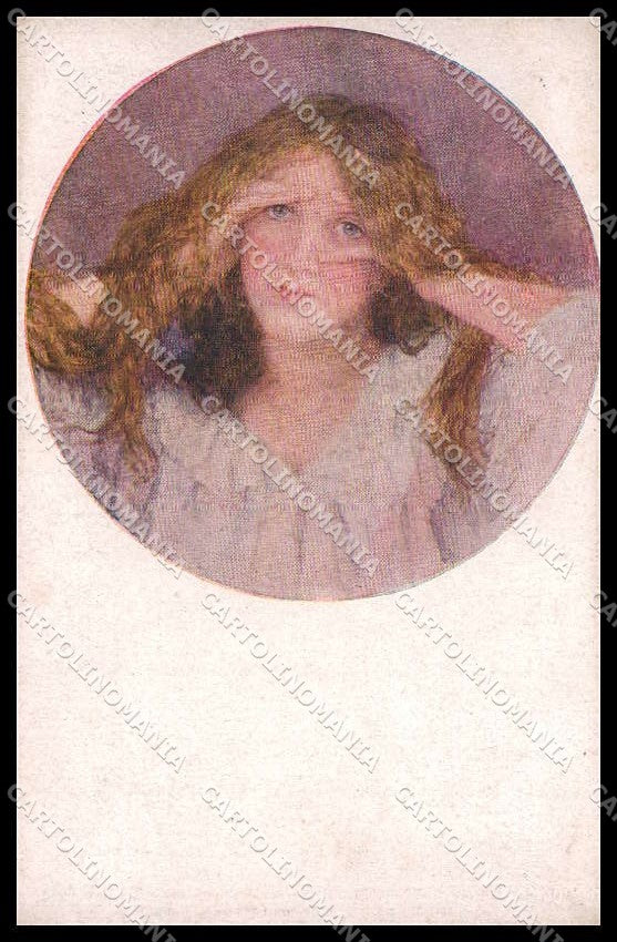 Illustratori Artist Signed A. Tadema Lady XI Expo Venezia cartolina ZG8964 – fronte