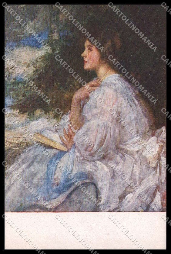 Illustratori Artist Signed I. Shannon Lady XI Expo Venezia cartolina ZG8965 – fronte