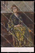 Illustratori Artist Signed P. Scoppetta Lady Ars Minima serie 553 pc ZG8967 – fronte