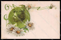 Illustratori Artist Signed Lady Art Nouveau Flowers Relief serie 3388 pc ZG8973 – fronte