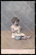 Bambini Bambina Girl Chamber Pot Alterocca serie 3776 cartolina ZG9039 – fronte