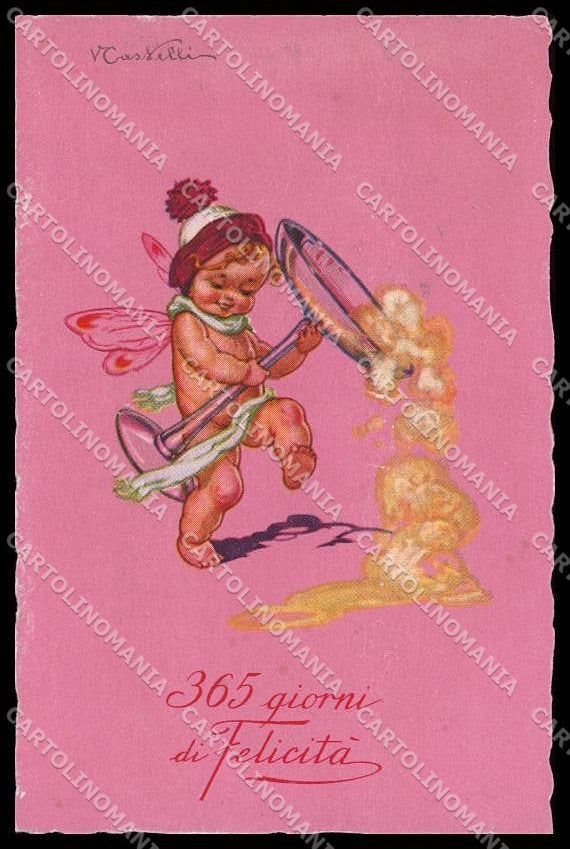 Illustratori Artist Signed Castelli Fairy Girl Degami 801 cartolina ZG9046 – fronte