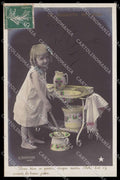 Girl Chamber Pot La Toilette de Bebe RPPC Photo serie 3211cartolina ZG9089 – fronte