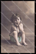 Child Chamber Pot RPPC Photo serie 172 cartolina ZG9092 – fronte