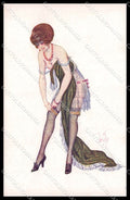 Illustratori Artist Signed Willy Risque Lady serie 7509 cartolina ZG9120 – fronte
