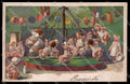 Illustratori Artist Signed Children Chamber Pot Luna Park cartolina ZG9140 – fronte