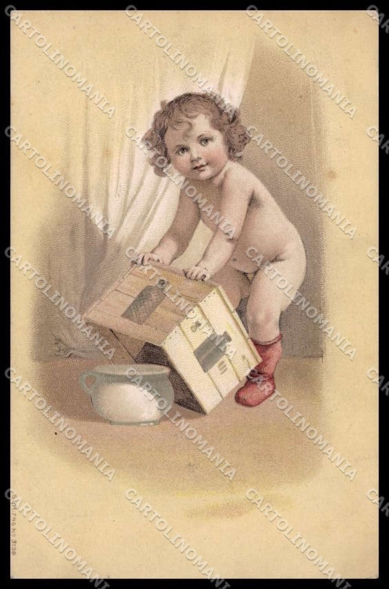 Illustratori Artist Signed Child Chamber Pot serie 746 3138 cartolina ZG9149 – fronte