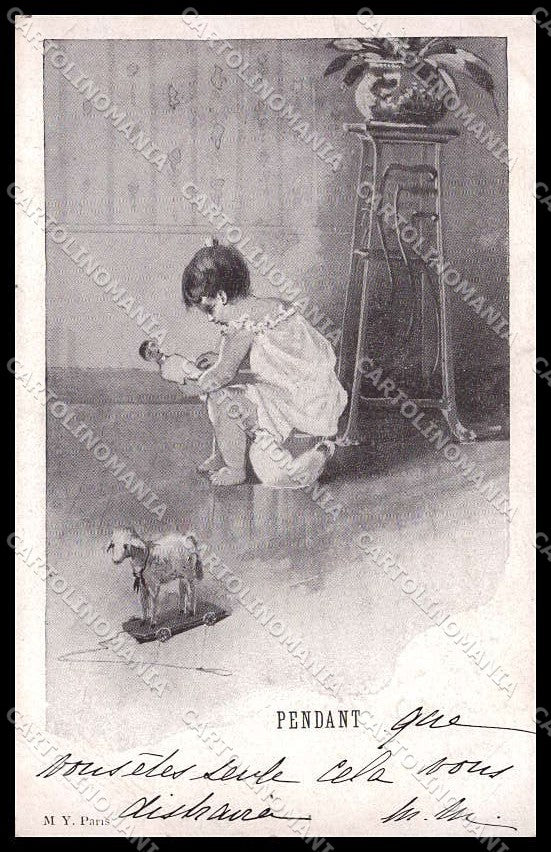 Illustratori Artist Signed Children Chamber Pot cartolina ZG9151 – fronte