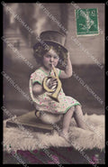 Illustratori Artist Signed Child Chamber Pot RPPC cartolina ZG9157 – fronte