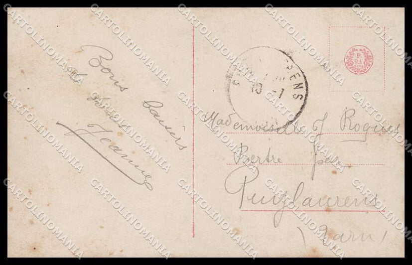 Illustratori Artist Signed Child Chamber Pot RPPC cartolina ZG9157 – retro