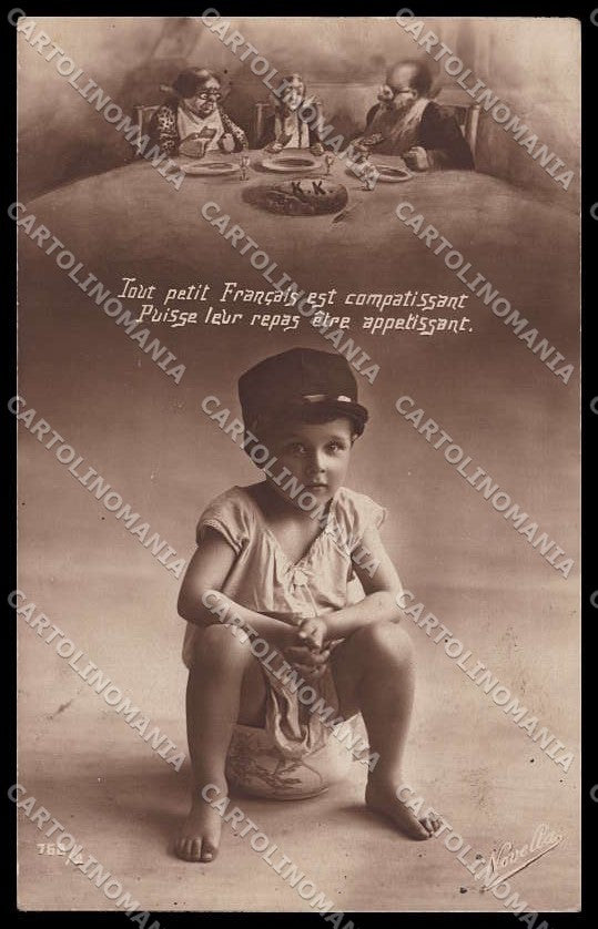 Illustratori Artist Signed Child Chamber Pot serie 768-2 RPPC cartolina ZG9158 – fronte