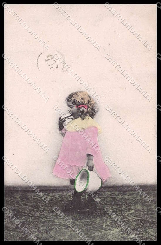 Illustratori Artist Signed Girl Chamber Pot serie 160 cartolina ZG9159 – fronte