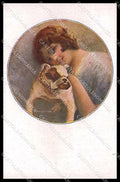 Artist Signed Monestier Lady Bull Dog serie 36-4 WRINKLES pc ZG9175 – fronte