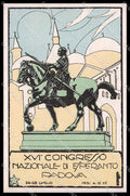 Padova città Congresso Nazionale Esperanto Fascismo Horse cartolina ZG9182 – fronte
