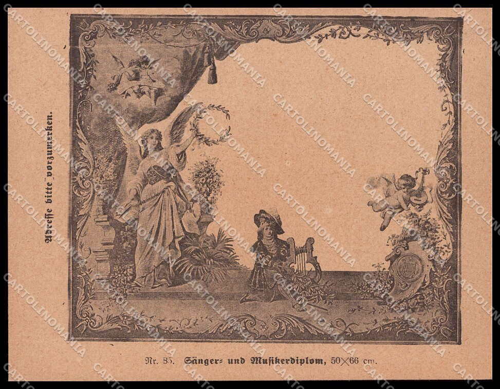 Wien Winkel Kunstanstalt fÃ¼r Diplome 16x12 cmcartolina ZG9207 – fronte