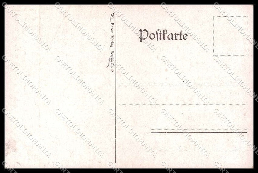WWI WW1 German Propaganda Berlin Anti Serbia Russia Trier cartolina ZG9229 – retro