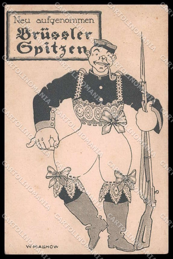 WWI WW1 German Propaganda Malchow cartolina ZG9242 – fronte