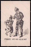 WWI WW1 German Propaganda Anti French Soldier Kolda cartolina ZG9261 – fronte