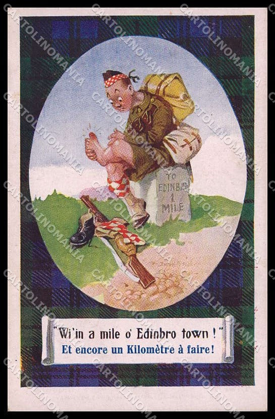 WWI WW1 British Propaganda Soldier McGill Inter Art serie 1813 cartolina ZG9290 – fronte