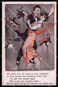 Artist Signed Tango Lady Spurgin Inter Art serie 550 cartolina ZG9292 – fronte